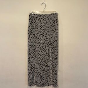 Forever 21 Floral Maxi Skirt with Slits